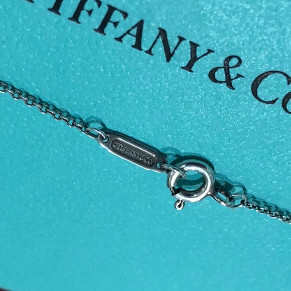 Tiffany & Co. Blue Enamel Round Pendant Necklace - Picture 11 of 16